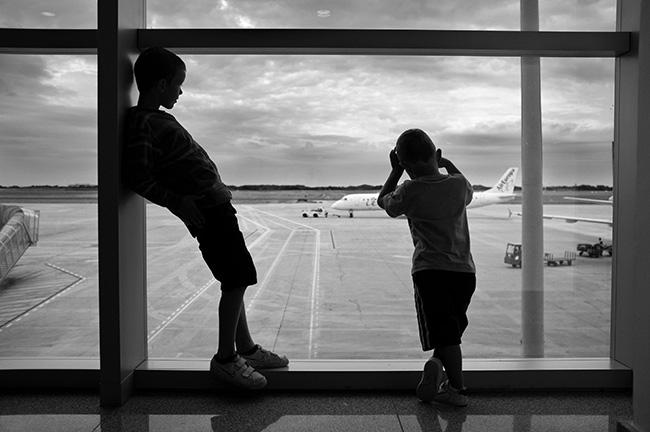 Waiting for the flight home. Waiting for the flight home.