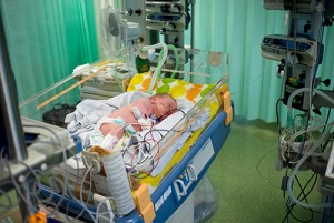 phineas in intensive care at the Evelina Children's hospital